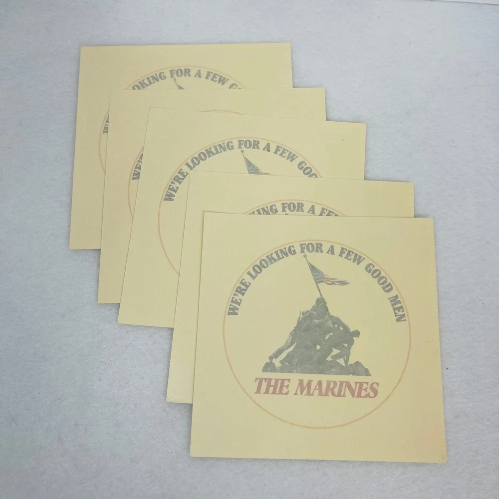 US Marine Corps Iwo Jima Decal Sticker Lot of 5 Few Good Men Vintage Style 6x6